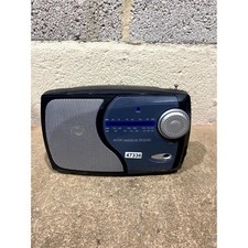 Tesco RAD113B Kitchen Analogue Radio AM/FM/LW Receiver Headphone Jack Portable