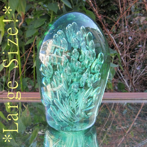 Large victorian bottle glass - victorian,