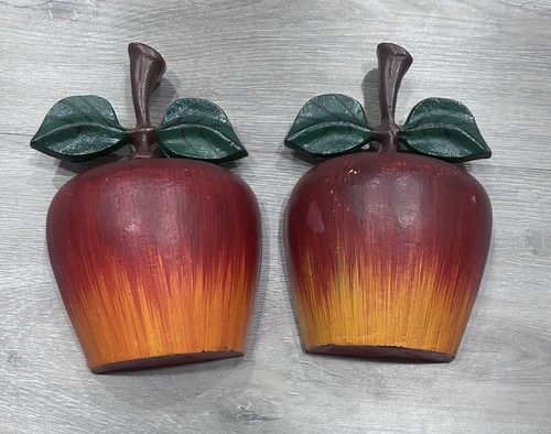 Vintage cast iron apple - iron,