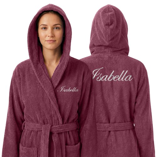 Personalised hooded organic - personalised,