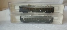 N gauge VN MINT 2x Fleischmann 8082 K 8083 K DB Green 1st 2nd Passenger Coach