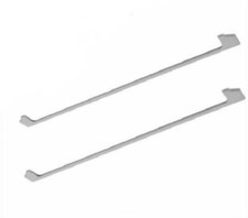 2 X BEKO GLASS FRIDGE SHELF