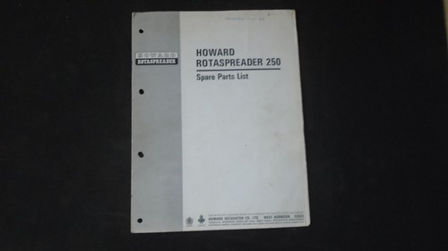 Howard rotaspreader 250 - howard,