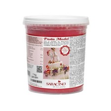 Sugar Paste Cake Icing Saracino Modelling Red 1Kg Fondant Sugarcraft