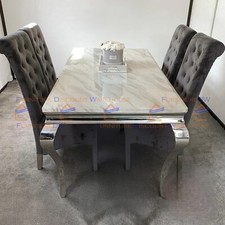 White marble chrome - 1.6m,
