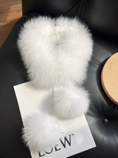  100% Real fox fur collar neck
