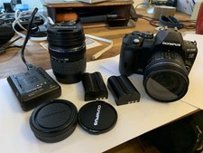 Olympus E-510 10MP Digital SLR  -2 lens, 3267 shutter count light use good cond