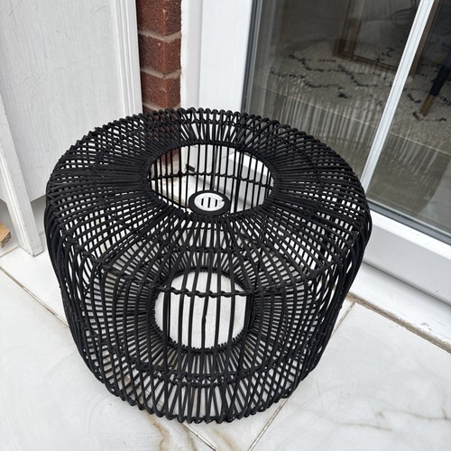 Large ceiling light - light, rattan