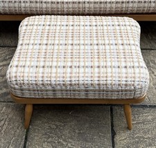 SUPERB RETRO ERCOL WINDSOR FOOT  STOOL STUNNING WEBBING CHEAP DELIVERY