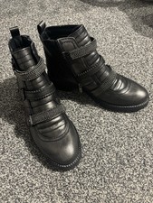 NEW Womens Moda In Pelle Grey