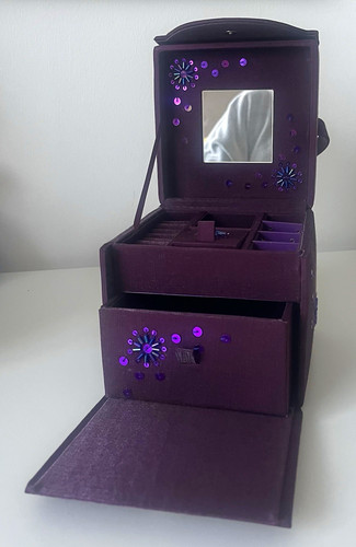 Purple beaded sequin - m&s,