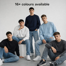Mens Plain Sweatshirt Fleece