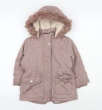 Next Girls Brown Parka Coat