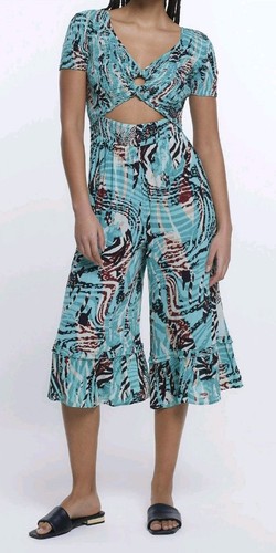 River island turquoise zebra - river,