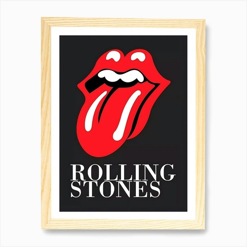 Rolling stones logo - rolling, print
