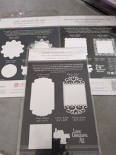 3 Sets Of Dies For Cardmaking New