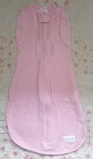 WOOMBIE BABY GIRLS SLEEPING BAG/ SWADDLE BAG AGE 3-6 MONTHS 