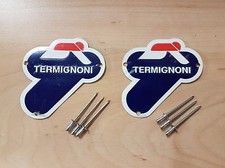 Ducati Termignoni Silencer Metal Badges, Emblems, 899, 1199 Panigale, 75 x 75mm