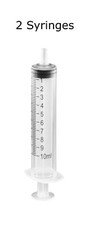 2 x 10ml Plastic Medical