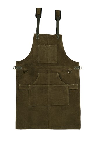 Leather work apron heavy - leather, –