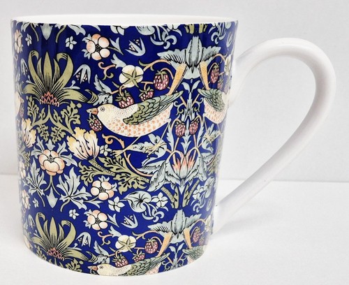 Morris strawberry thief blue - w,