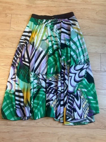 Poema purple green - purple/green/black, print