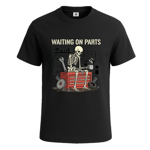 Waiting parts skeleton - waiting,