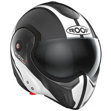 Roof Boxxer 2 Carbon Motorcycle Motorbike Flip Up Helmet - Wonder Pearl White