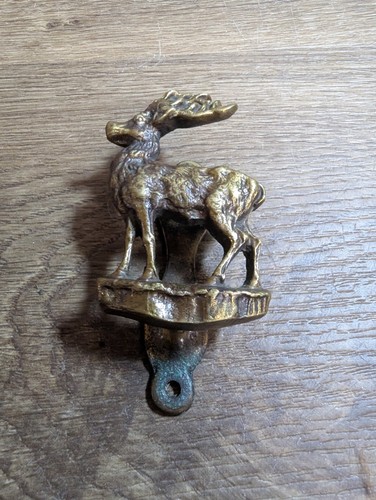 Stag vintage door knocker cast - door,
