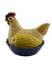 Vintage Ceramic Hen On Nest