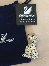 Swarovski Dalmatian puppy brooch