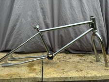 Thruster Vanishing Point Old School BMX Chromoly Frame Tange Forks & headset  