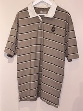 Scottish Rugby Polo Shirt XL Striped Official Licensed 2007 Retro Top No.15