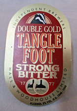 Double Gold Tanglefoot Strong Bitter - Pump Clip - Man Cave Display - Pub/Bar