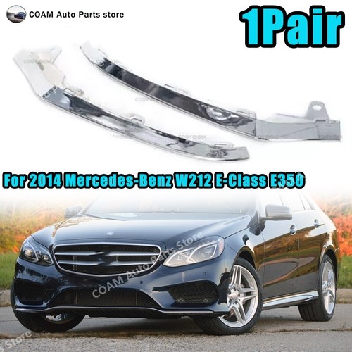 Pair front bumper - front, chrome