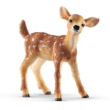 Schleich 14820 White-tailed fawn model plastic toy figure baby deer toy figurine