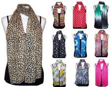 Central Chic Top Quality Chiffon Scarves Beautiful Designs *Multibuy Offer*