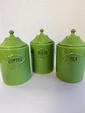 Vintage Green Ceramic Tea