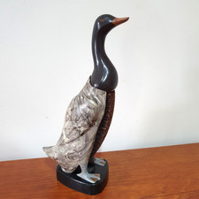 Vintage 1950's Dandy Duck Clothes Brush Marbled Effect Plastic Made In England