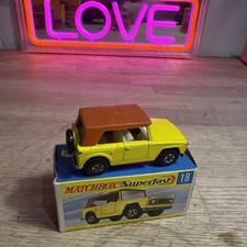 Matchbox Superfast No 18 Field Car In Original Box - Excellent Vintage Model