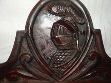 Antique Carved Wood Pediment