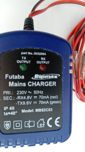 Futaba ripmax mains - mains, charger