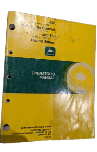 John deere 456 - silage, special