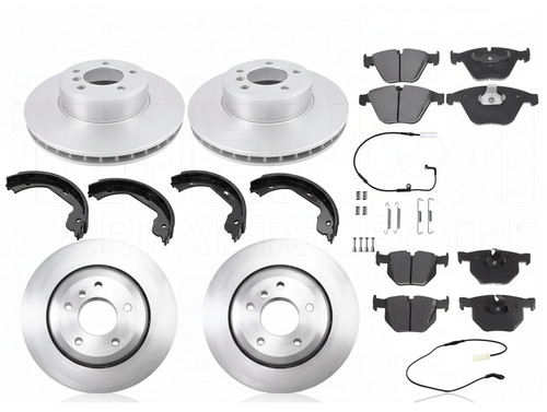Front rear brake discs - front, &