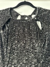 NWT Topshop Velvet Textured
