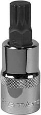 Sealey M12 1/2" Sq Drive Spline Socket Bit - SBS016