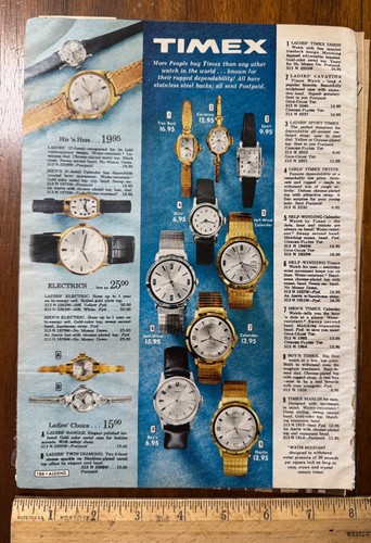 Vtg 1960s catalog pages - , ads
