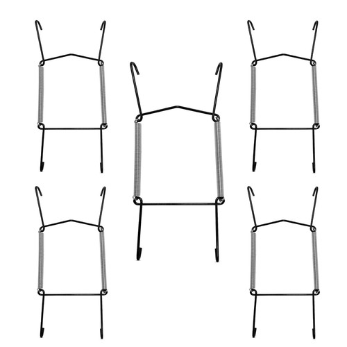 Black wire plate hangers - black,