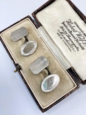 Vintage Solid Silver Cufflinks