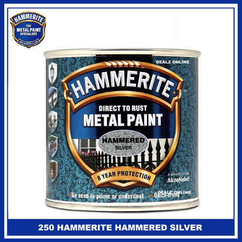 Hammerite hammered silver - hammerite,